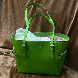 Michael Kors Women's Voyager Large Saffiano Leather Tote Bag